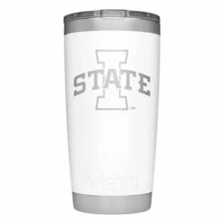 Best Pirce 👍 College Tumblers & Travel Mugs YETI Iowa State Cyclones 20oz Rambler Tumbler 👏