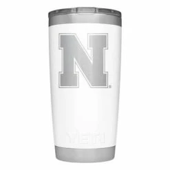 Cheap 👏 College Tumblers & Travel Mugs YETI Nebraska Cornhuskers 20oz Rambler Tumbler 🌟
