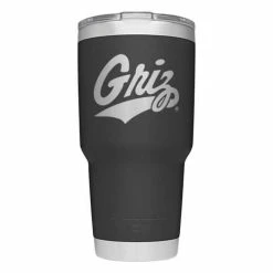 Discount 🔔 College Tumblers & Travel Mugs YETI Montana Grizzlies 30oz Rambler Tumbler 👏
