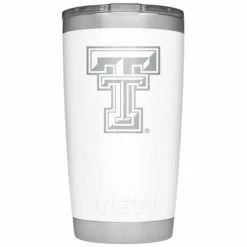 Budget 👍 College Tumblers & Travel Mugs YETI Texas Tech Red Raiders 20oz. Rambler Tumbler 🧨