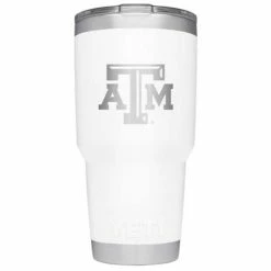 Coupon 👏 College Tumblers & Travel Mugs YETI Texas A&M Aggies 30oz. Rambler Tumbler 🤩