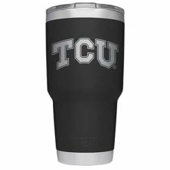 Deals 👍 College Tumblers & Travel Mugs YETI TCU Horned Frogs 30oz. Rambler Tumbler 🔔