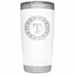 Budget ❤️ MLB Tumblers & Travel Mugs YETI Texas Rangers 20oz. Rambler Tumbler 🧨