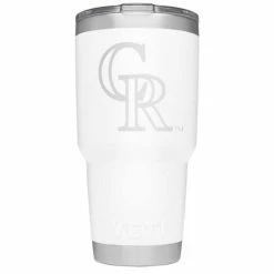 Promo 😀 MLB Tumblers & Travel Mugs YETI Colorado Rockies 30oz. Rambler Tumbler 😍