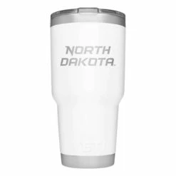 Deals 🥰 College Tumblers & Travel Mugs YETI UND Fighting Hawks 30oz Rambler Tumbler 👏