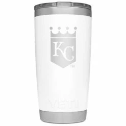 Cheap ⌛ MLB Tumblers & Travel Mugs YETI Kansas City Royals 20oz. Rambler Tumbler 🔔