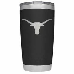 Promo ⭐ College Tumblers & Travel Mugs YETI Texas Longhorns 20oz. Rambler Tumbler 😀